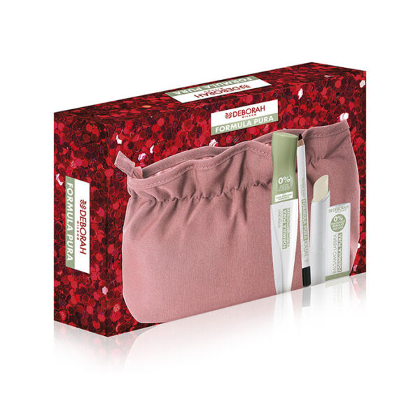 Deborah Pochette Formula Pura Mascara Volume & Lunghezza + Matita Kajal + Balsamo Labbra