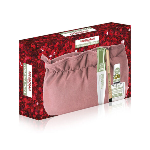 Deborah Pochette Formula Pura Mascara Volume & Forza + Matita Occhi + Smalto Rafforzatore