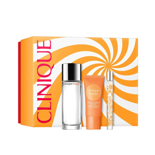 Clinique Confezione Regalo Happy Eau de Toilette 50 ml + Hand Cream  30 ml + edp 10 ml
