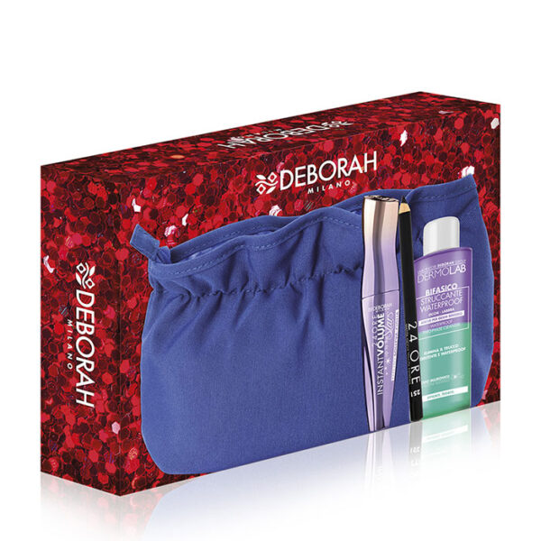 Deborah Kit Mascara Instant Volume Up To Star + Matita Occhi + Struccante
