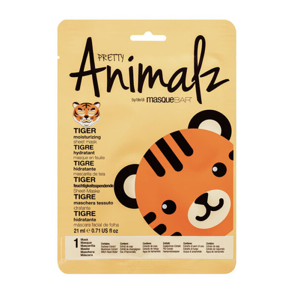 Masque Bar Pretty Animalz Tiger Sheet Mask