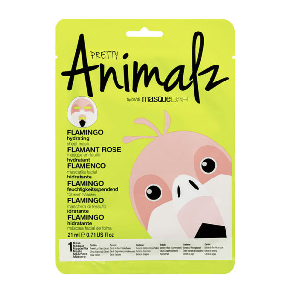 Masque Bar Pretty Animalz Flamingo Sheet Mask