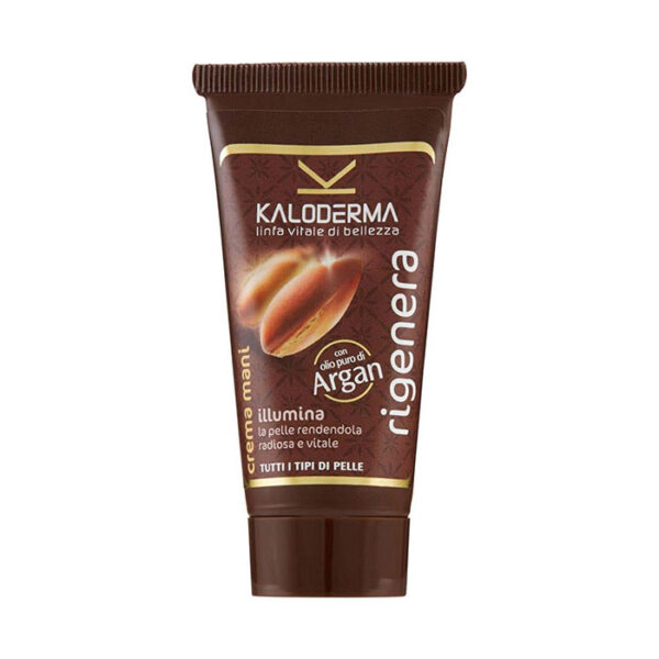 Kaloderma Crema Mani Rigenera e Illumina all'Olio di Argan -75 ml