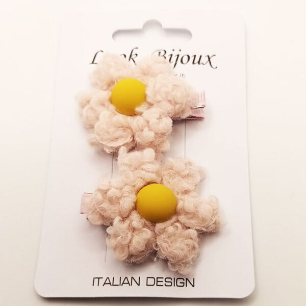 Look Bijoux Mollette per Capelli Coppia Margherita