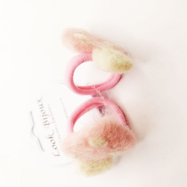 Look Bijoux Elastico per Capelli Coppia Funghetti
