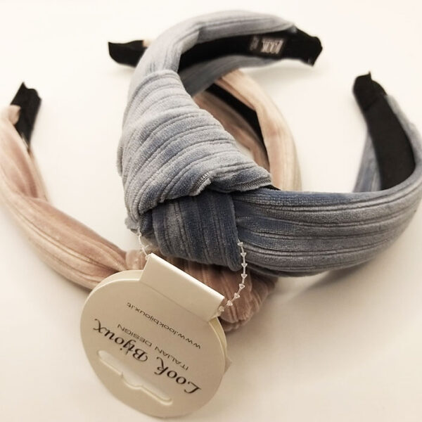 Look Bijoux Cerchietto per Capelli Colorato con Fiocco per Capelli