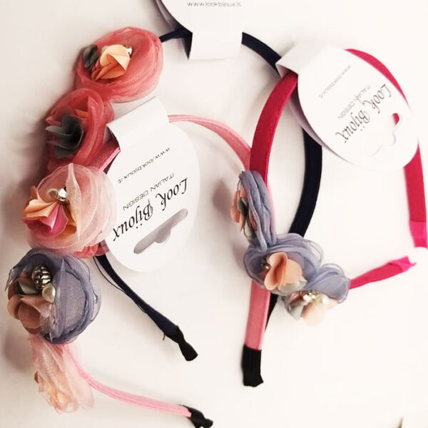 Look Bijoux Cerchietto Fiori per Capelli 