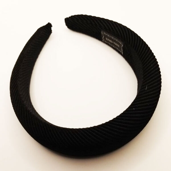 Look Bijoux Cerchietto per Capelli Tondo  Colore Nero