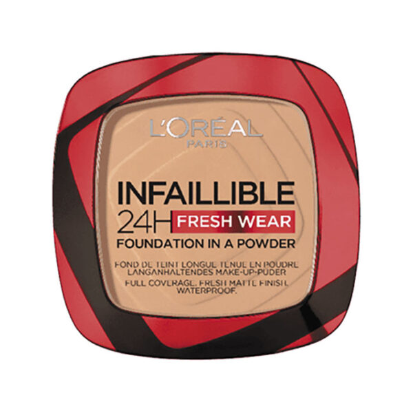 L'Oreal Fondotinta in Polvere Infaillible 24H Fresh Wear -140 Golden Beige