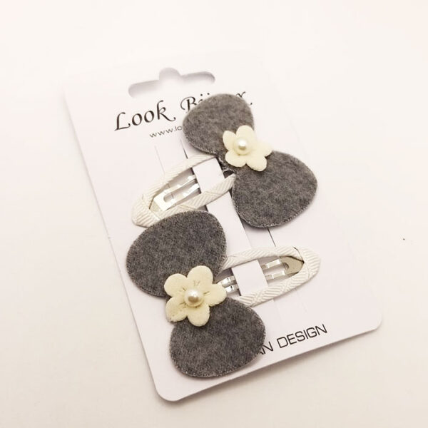 Look Bijoux Mollette per Capelli Coppia Fiori