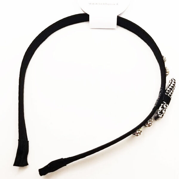 Look Bijoux Cerchietto per Capelli Nero