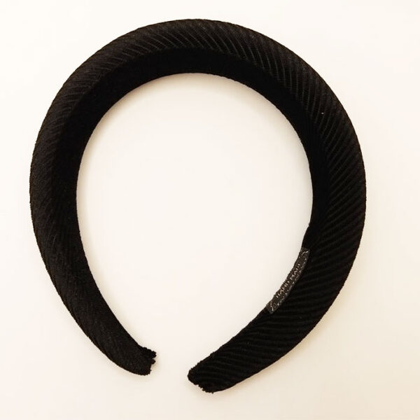 Look Bijoux Cerchietto per Capelli Tondo  Colore Nero