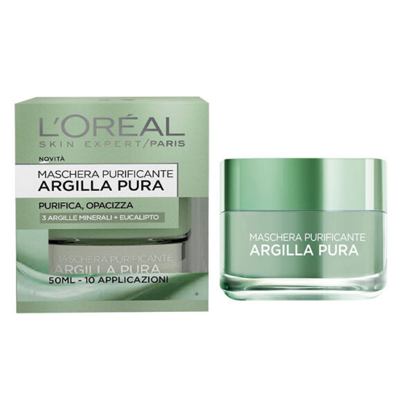 L'Oreal Paris Maschera Argilla Pura anti imperfezioni -50 ml