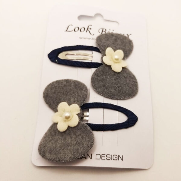 Look Bijoux Mollette per Capelli Coppia Fiori