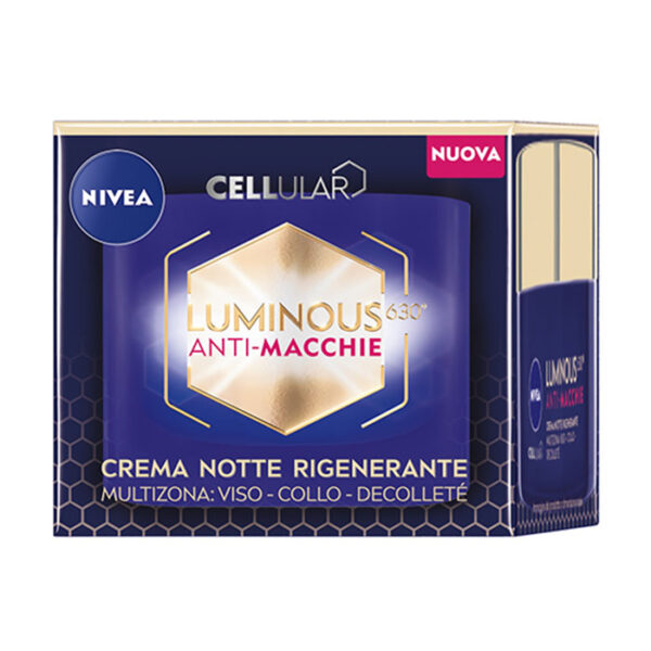 Nivea Crema Viso Notte Rigenerante Anti Macchie Cellular Luminous 360  -50 ml