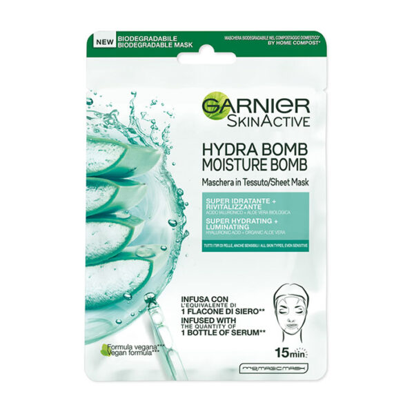 Garnier Maschera in Tessuto Hydrabomb Super Idratante Rivitalizzante