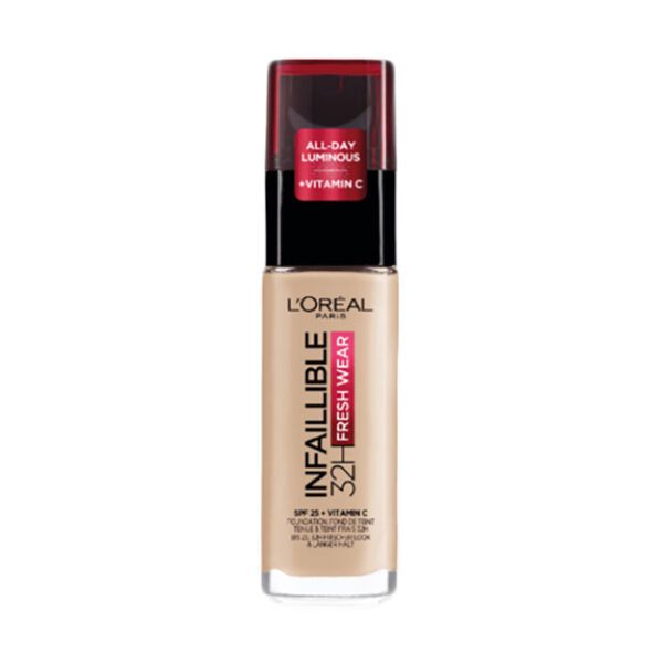 L'Oreal Fondotinta Coprente Infaillible 32 H -130 True Beige 