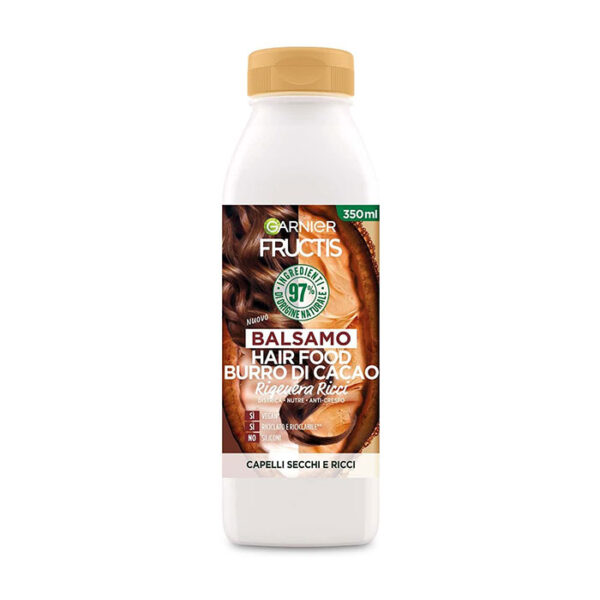 Fructis Balsamo Hair Food Burro Di Cacao Capelli Secchi e Ricci -350 ml