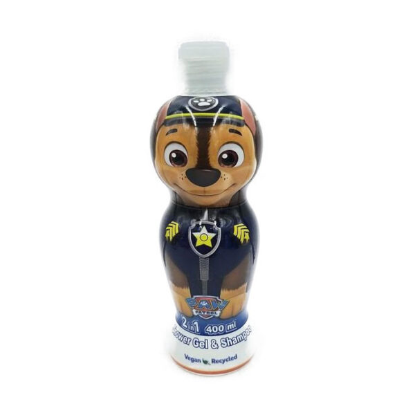 Paw Patrol Chase Gel Doccia e Shampoo 2 in 1 per Bambini -400 ml