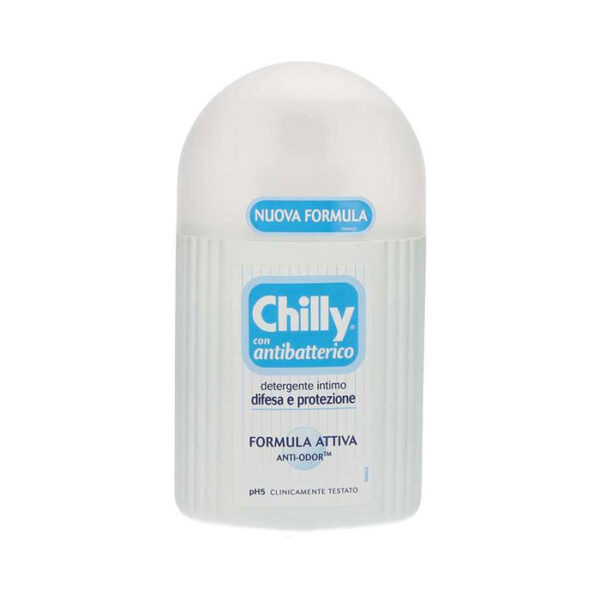 Chilly Detergente Intimo con Anti Batterico Formula Attiva Anti Odori -200 ml