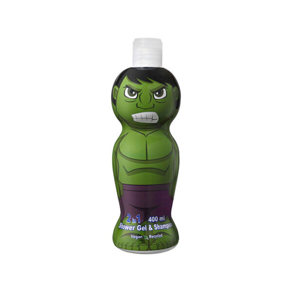 Marvel Hulk Gel Doccia e Shampoo 2 in 1 per Bambini -400 ml