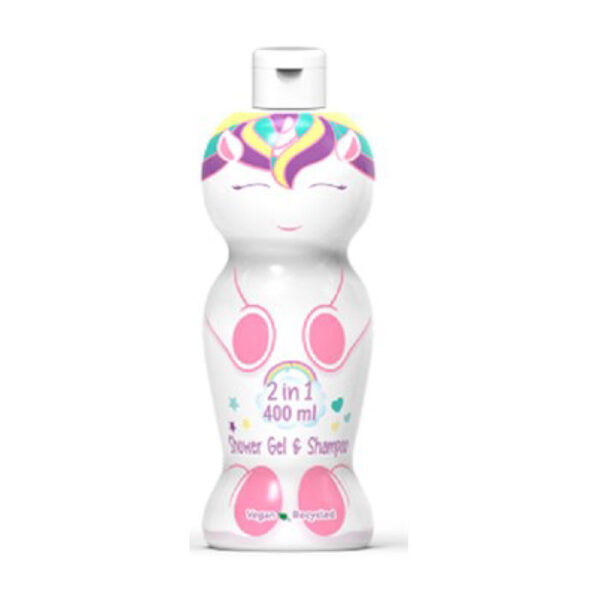 Unicorn Gel Doccia e Shampoo 2 in 1 per Bambini -400 ml