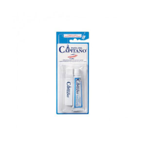 Pasta del Capitano Kit da Viaggio Tascabile - Spazzolino Da Denti Setole Medie + Dentifricio Protezione Placca E Carie