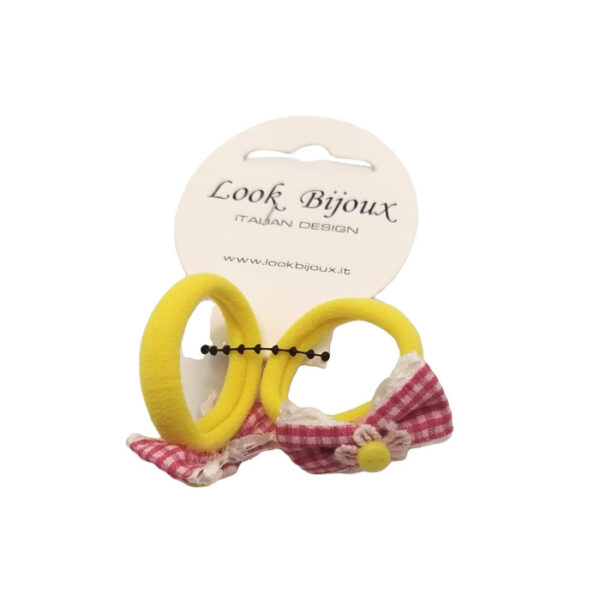 Look Bijoux Elastico per Capelli Coppia