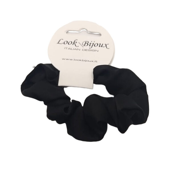Look Bijoux Elastico per Capelli Nero 