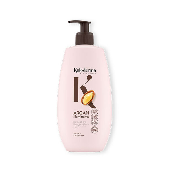 Kaloderma Fluida Corpo Argan Illuminante Tutti i Tipi di Pelle -400 ml