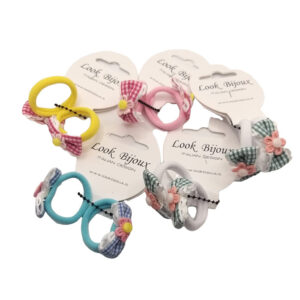 Look Bijoux Elastico per Capelli Coppia