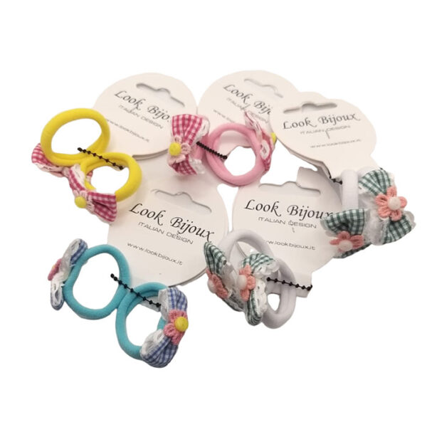 Look Bijoux Elastico per Capelli Coppia