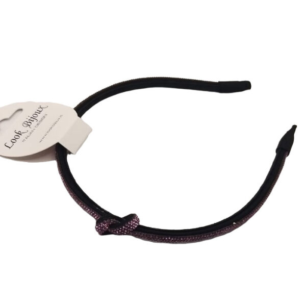 Look Bijoux Cerchietto per Capelli con Nodo -Vari Colori 