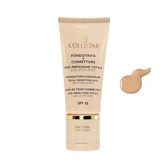 Collistar Fondotinta + Correttore Duo Perfezione Totale -Colore N.4 Ambra