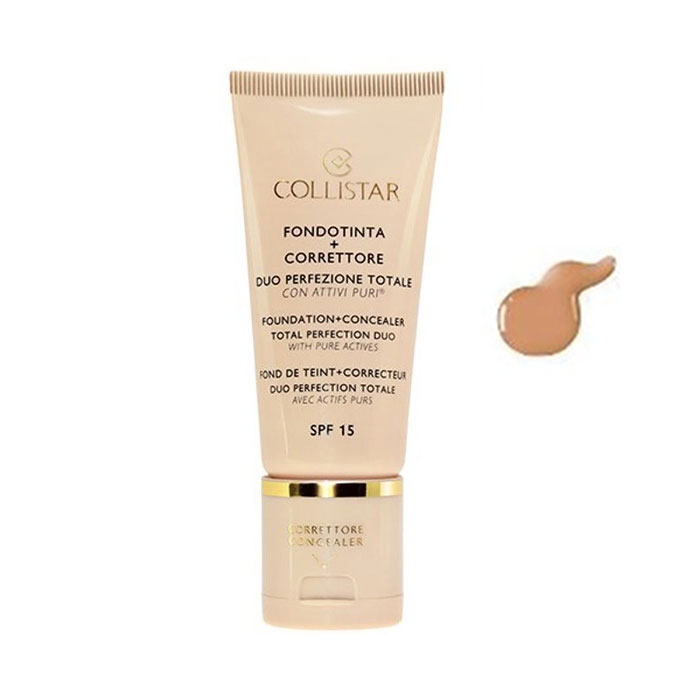 Collistar Fondotinta + Correttore Duo Perfezione Totale -Colore N.7 Biscotto