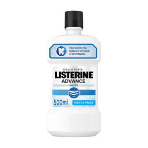 Listerine Collutorio Advanced White Denti più Bianchi in 2 Settimane -500 ml