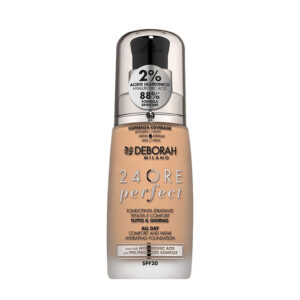 Deborah Fondotinta 24Ore Perfect con Acido Ialuronico -03 Caramel Beige