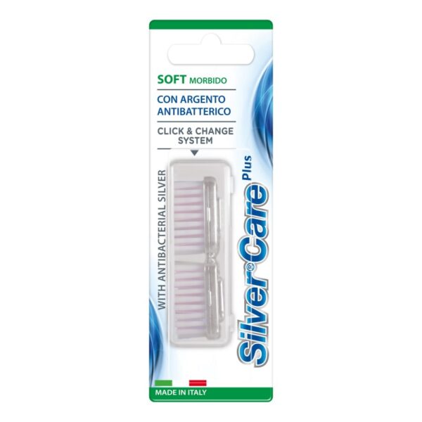 SILVER CARE - Silvercare Plus Morbido - 2 Testine Di Ricambio