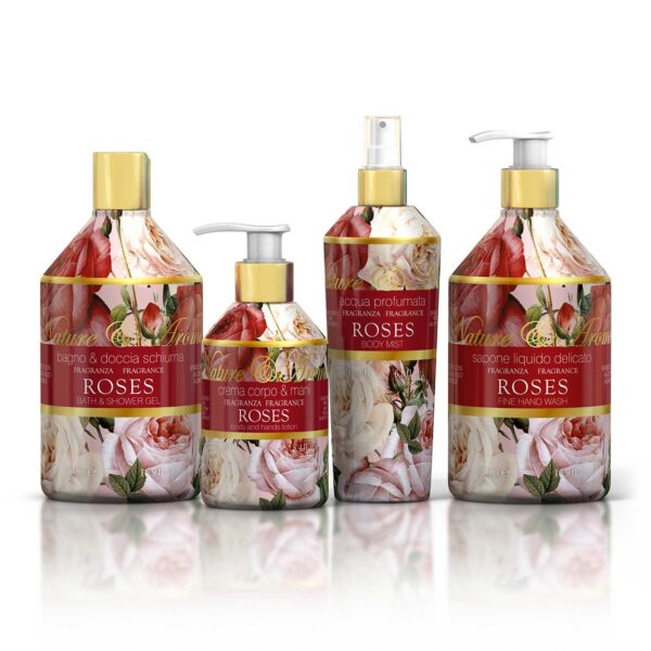 Nature & Arome Roses Crema Mani & Corpo - 250 ML