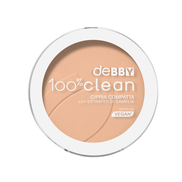 DEBBY 100%clean Cipria Compatta - 02 Cream